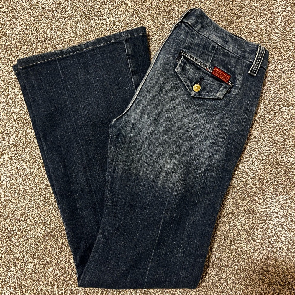 7 for all mankind vintage flare jeans size 25